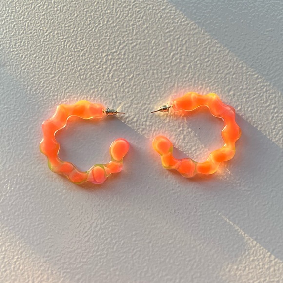 Handmade Y2K Open Hoop Earrings - Picture 12 of 16